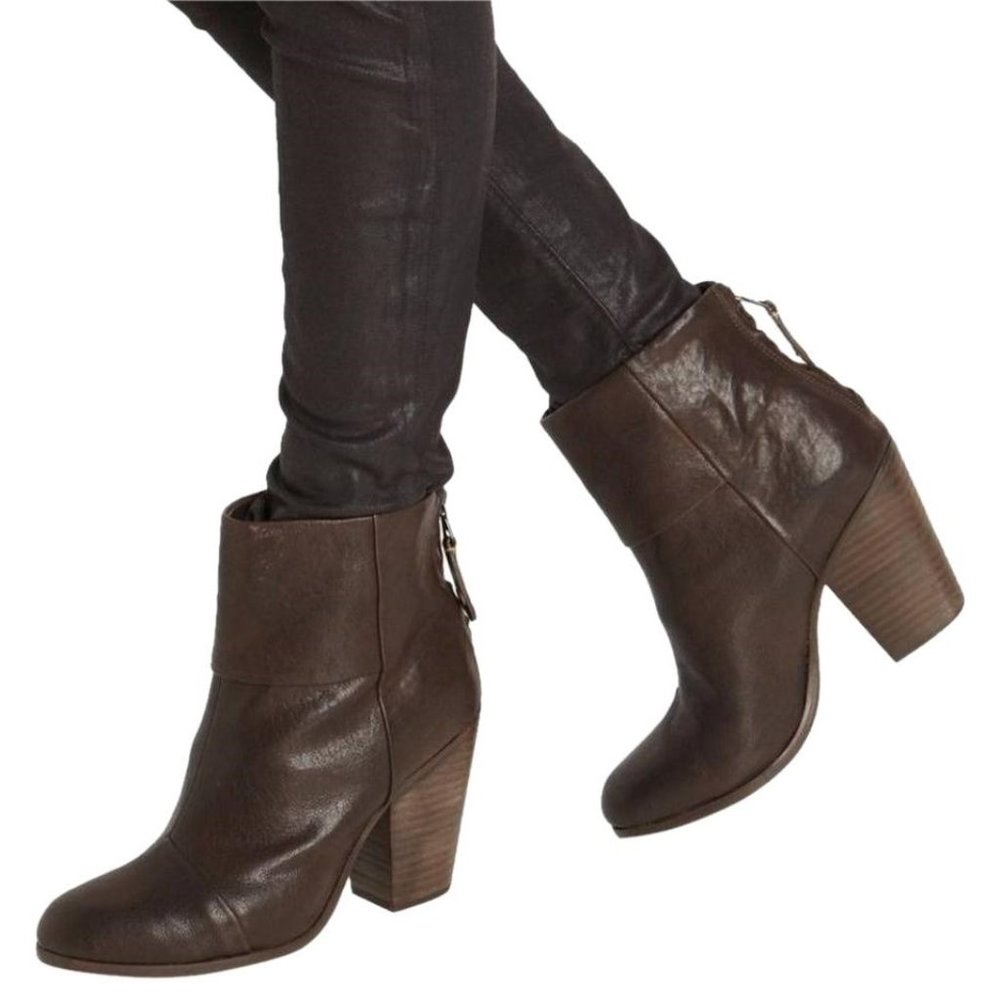Rag & Bone - Newbury Classic Leather Bootie, Brown